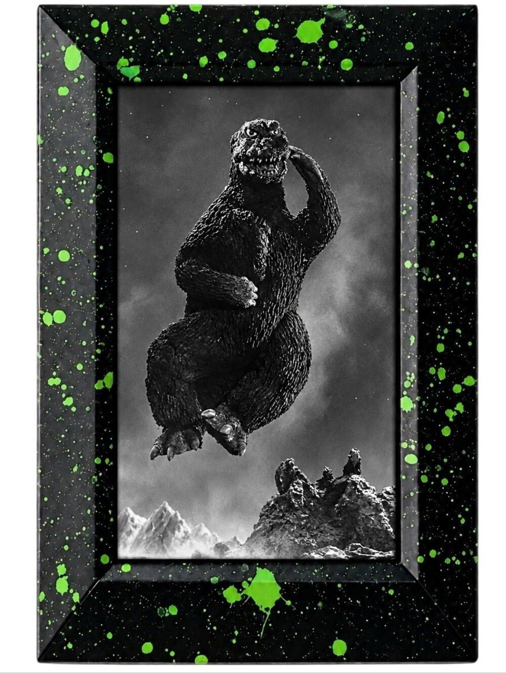 godzilla 1954 Movie Scifi thriller Horror Vintsge Retro Art Flim Japan Framed